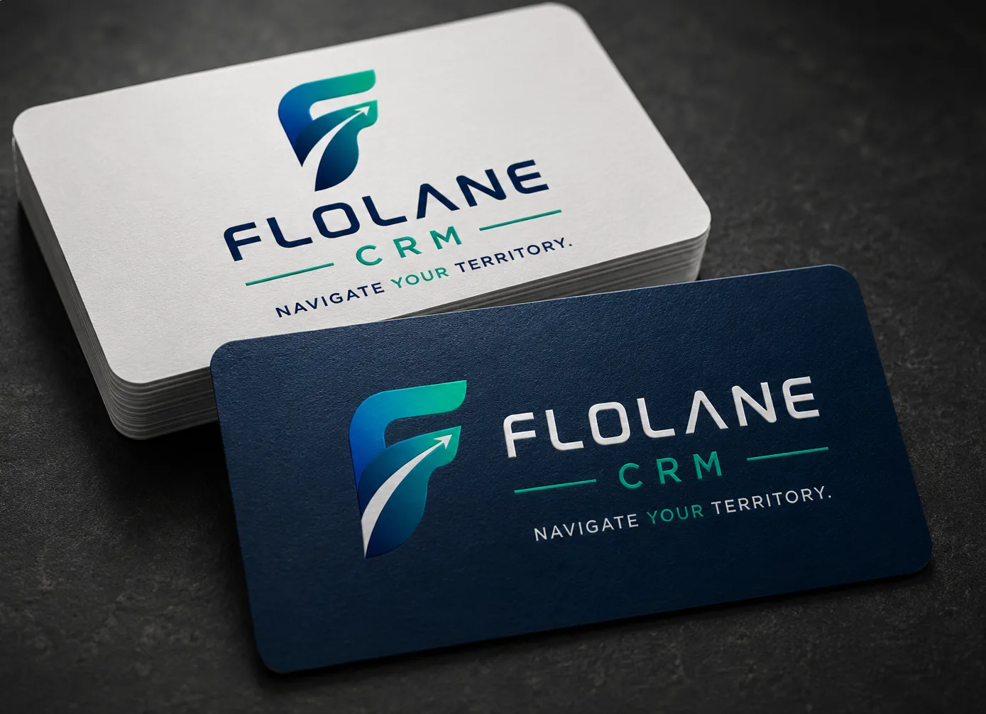 Flolane CRM dashboard showing customer and opportunity cards